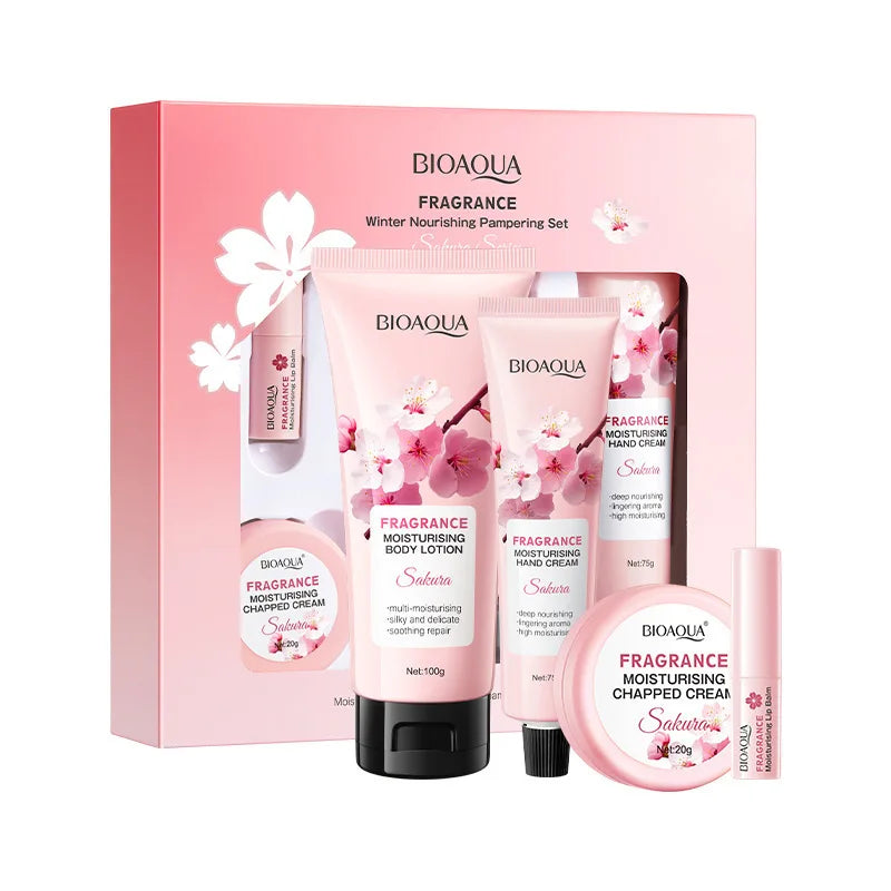 Sakura Body Lotion Moisturizing and Luxurious Care Set